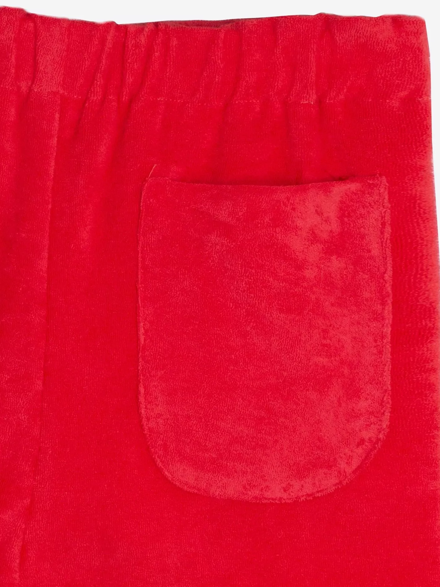 Pantalones | Vilagallo Bermuda Tejido Toalla Coral