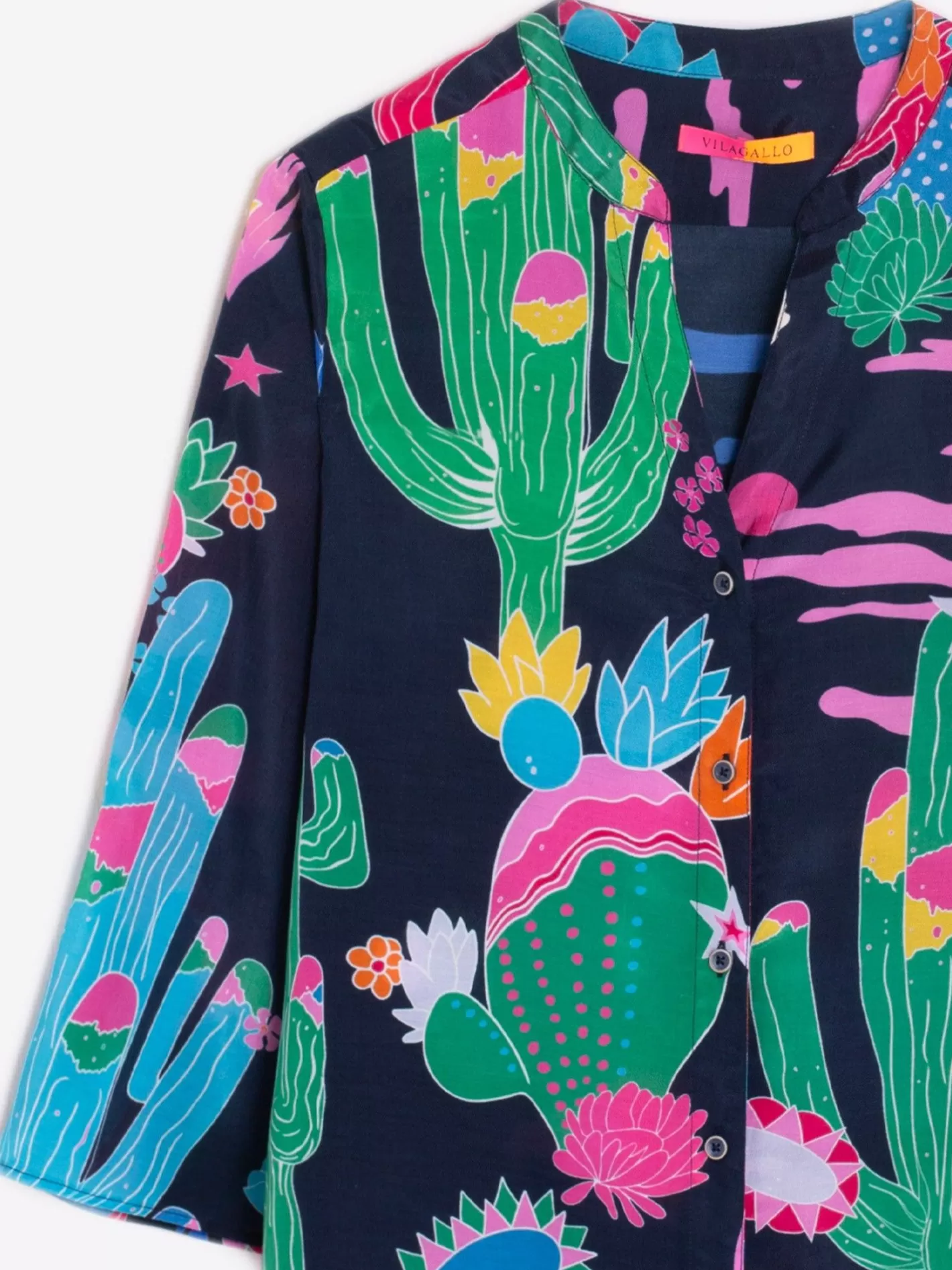 Camisas | Vilagallo Camisa Estampado Cactus