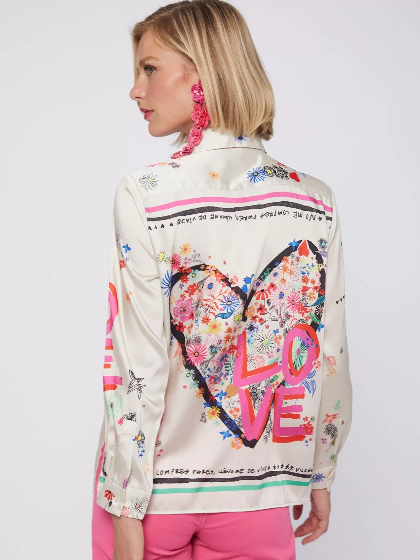 Camisas | Vilagallo Camisa Love Grafitti