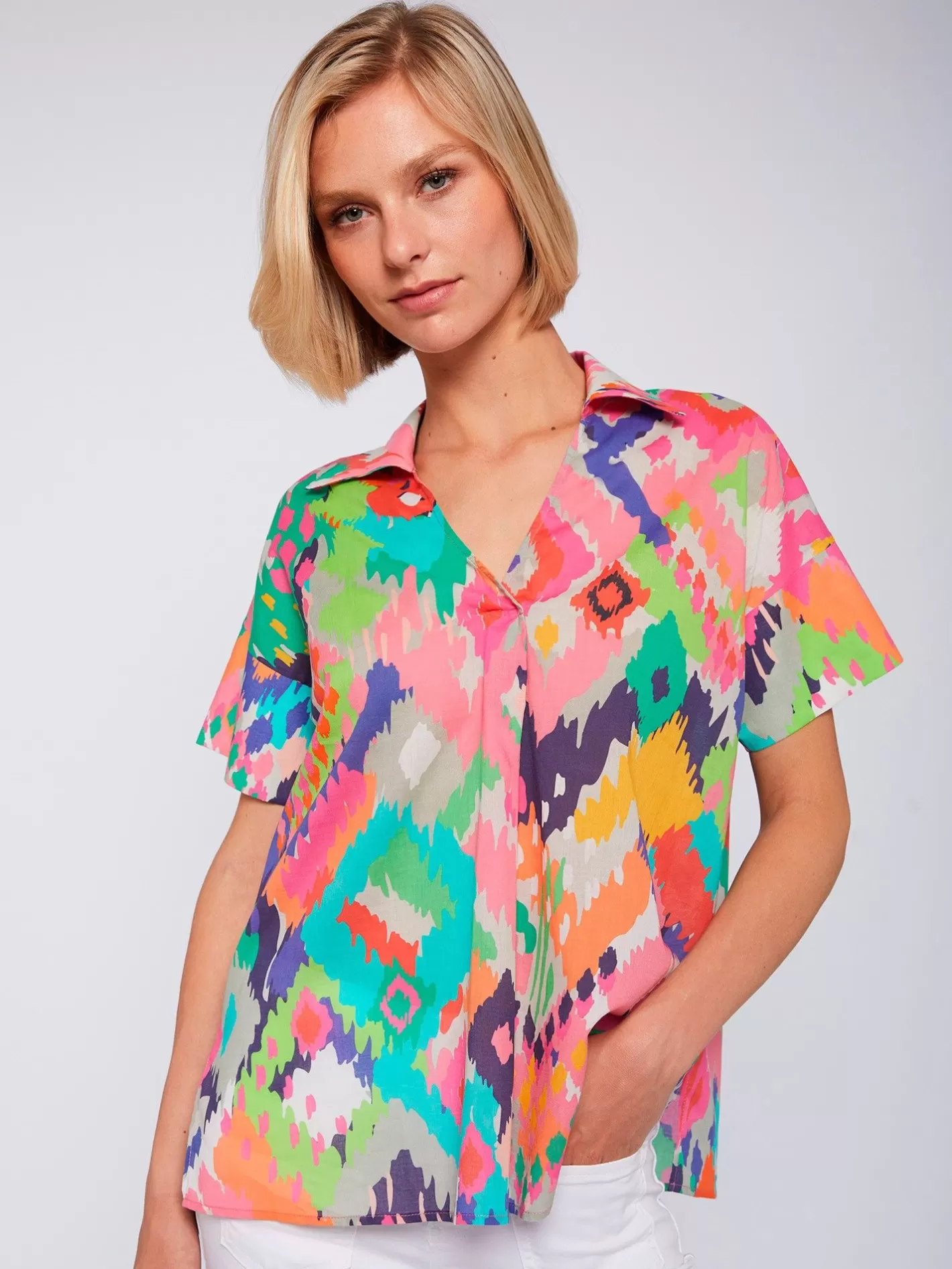 Camisas | Vilagallo Camisa Voile Estampado Ikat