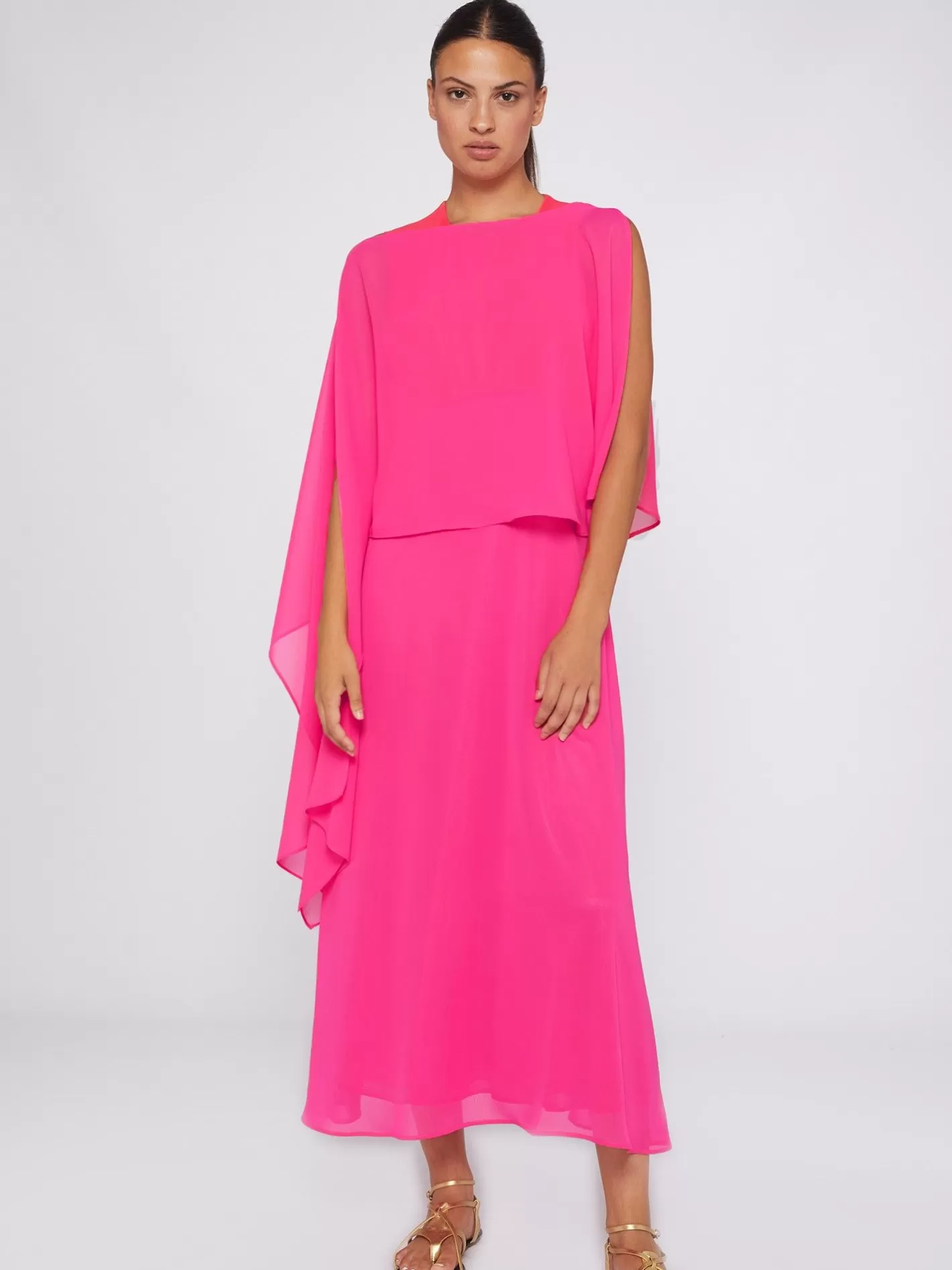 Capas | Vilagallo Capa Mirelle Pink Chiffon