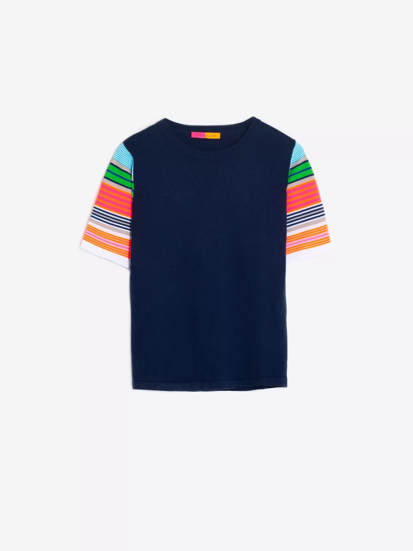 Punto | Vilagallo Jersey Navy Mangas Multicolour