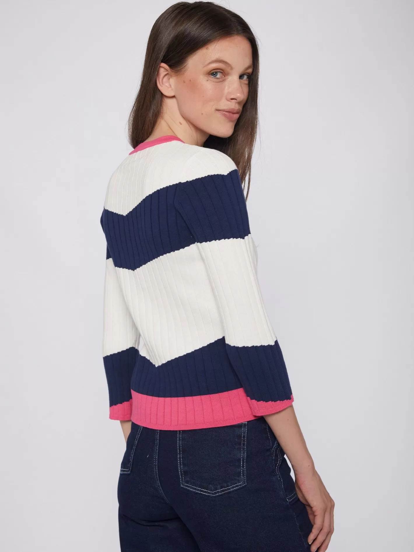 Punto | Vilagallo Jersey Punto Canale Colour Block