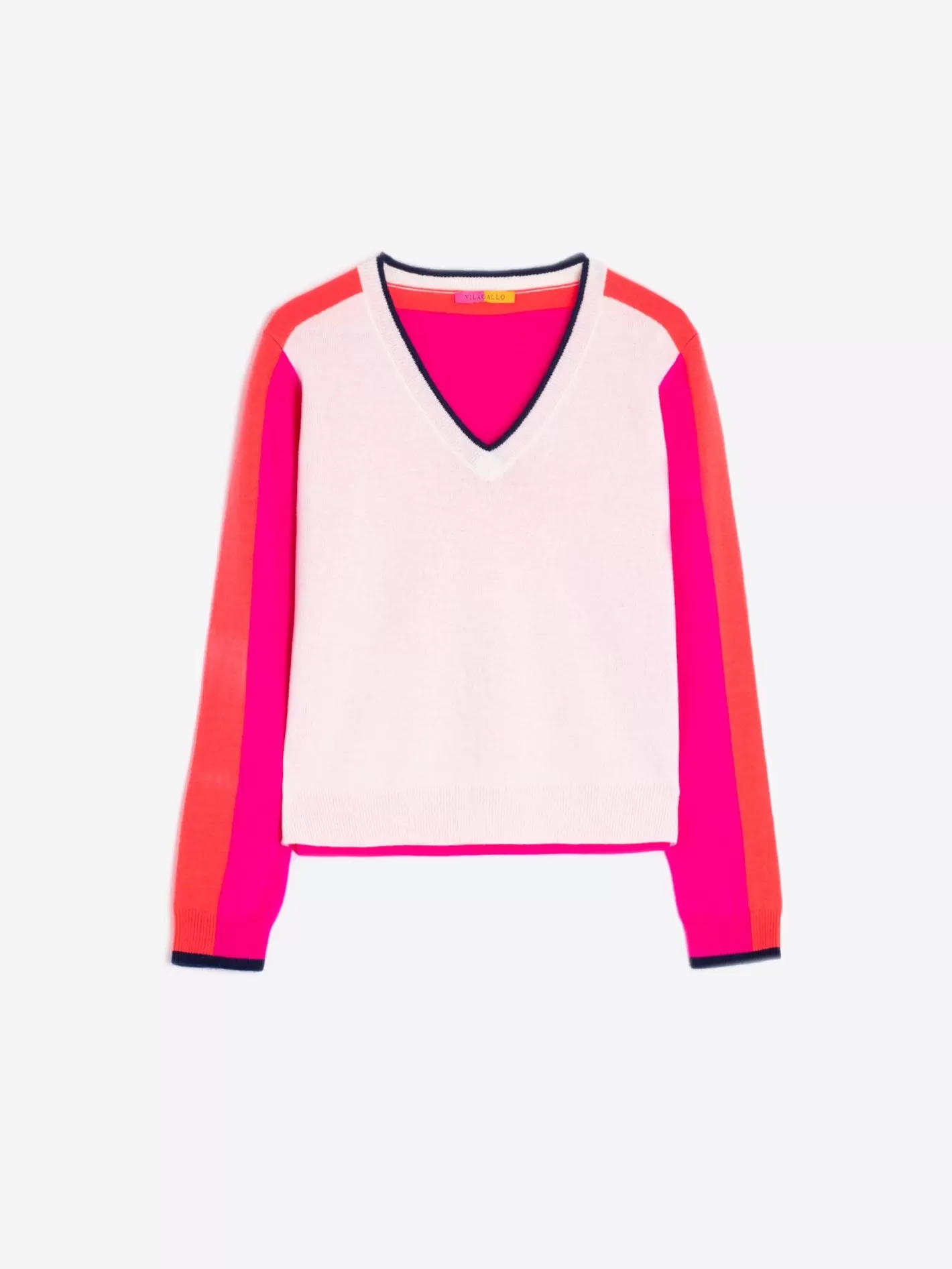 Punto | Vilagallo Jersey Punto Multicolor 100% Lana Merino