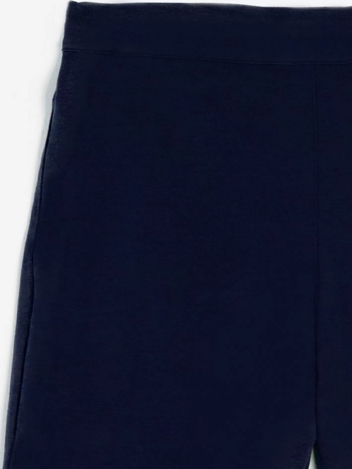 Pantalones | Vilagallo Pantalon Punto Cargo Navy Perfect Fit