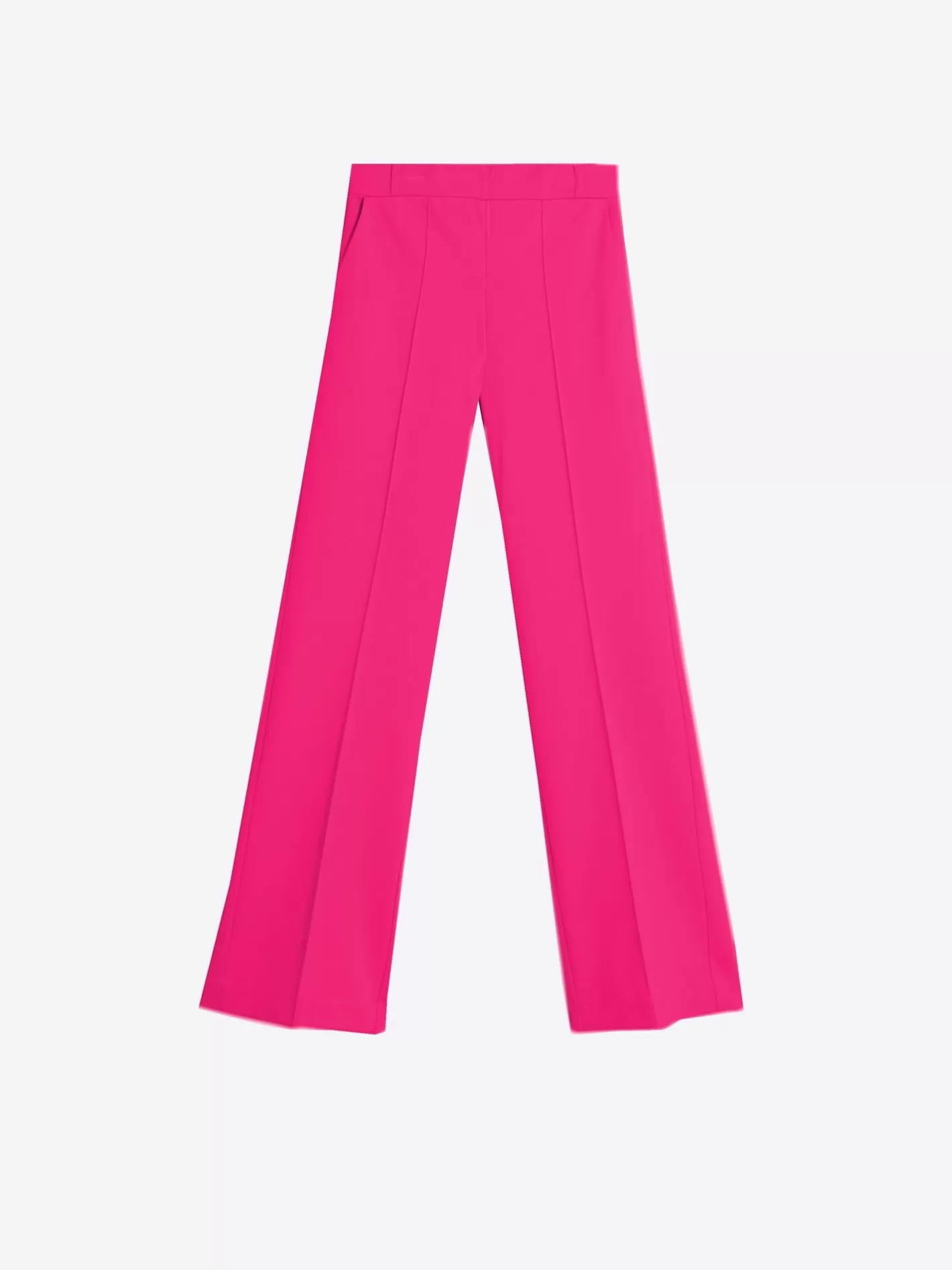 Pantalones | Vilagallo Pantalon Punto Rosa Perfect Fit