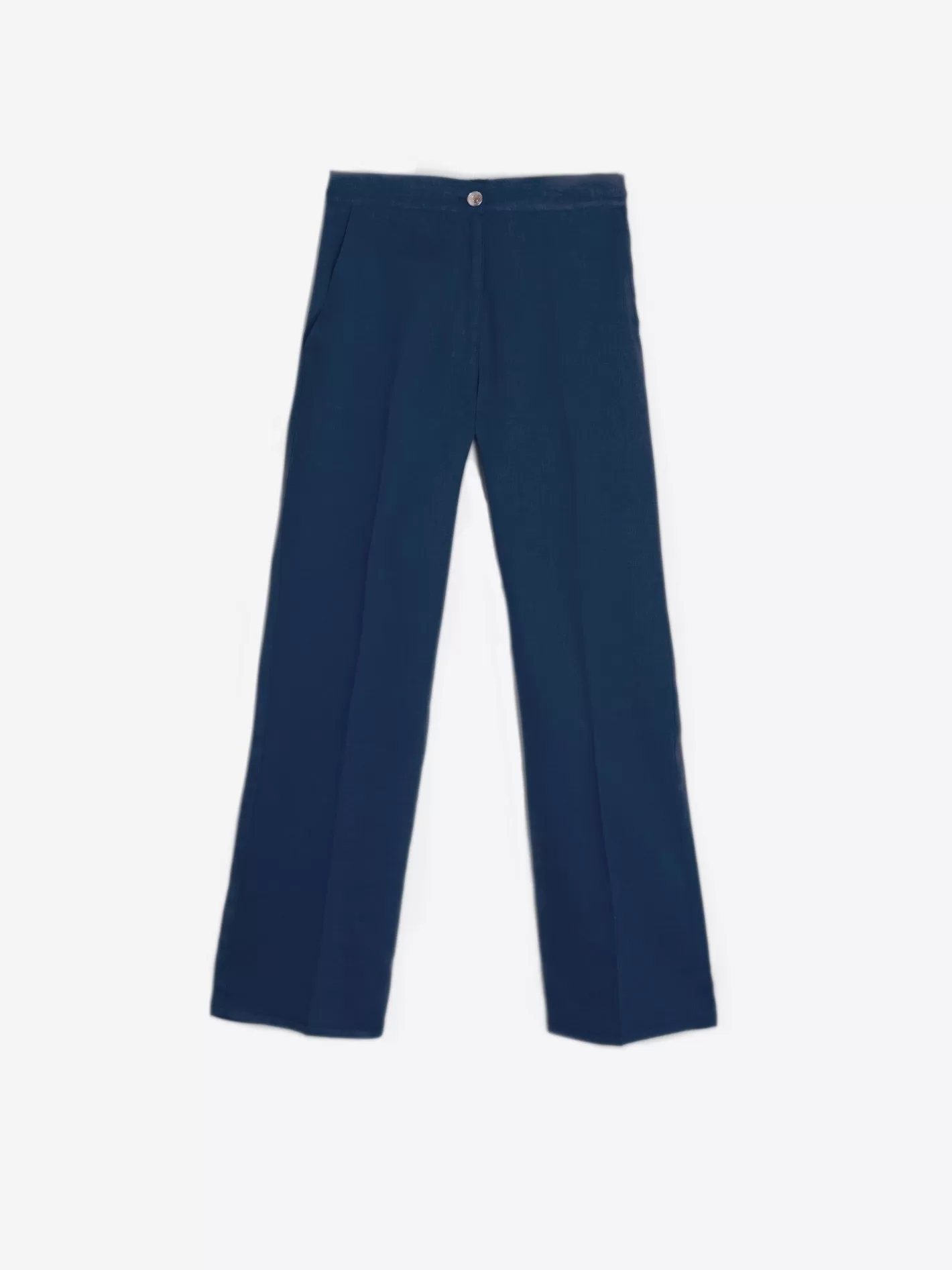 Pantalones | Vilagallo Pantalon Tiffany Navy Linen